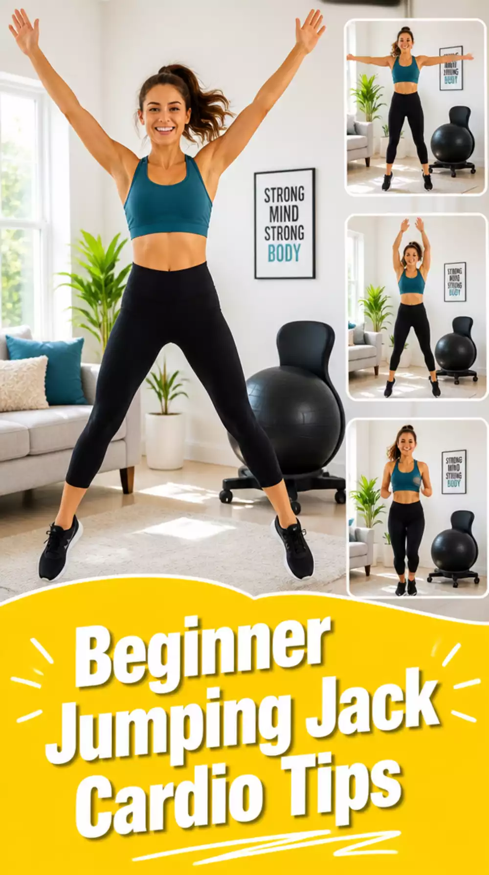 Beginner Jumping Jack Cardio Burst That Warms Up Every Muscle