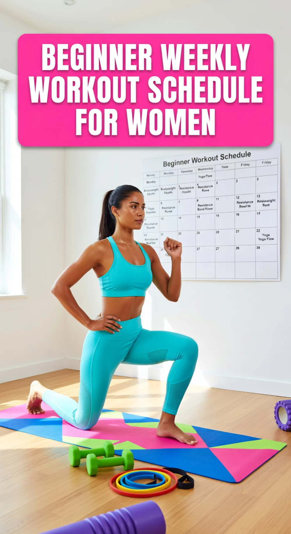 Beginner Weekly Workout Schedule for Women
