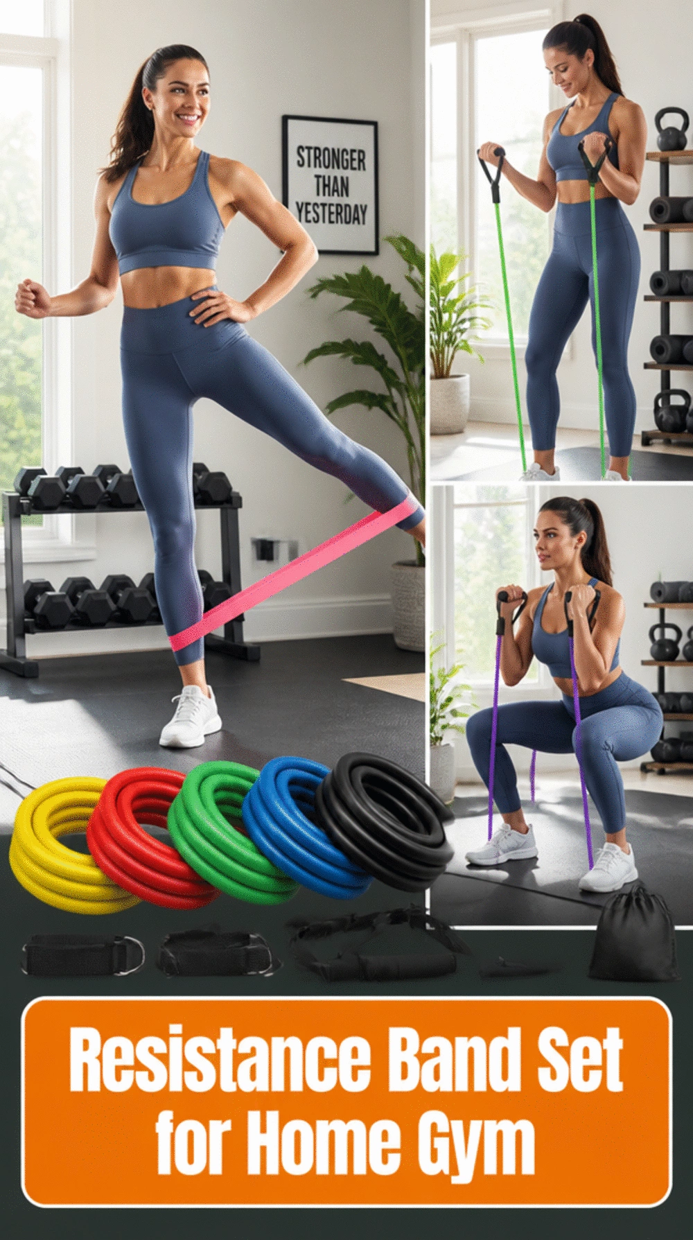 Resistance Band Set That Adds Variety to Any 20-Minute Home Session