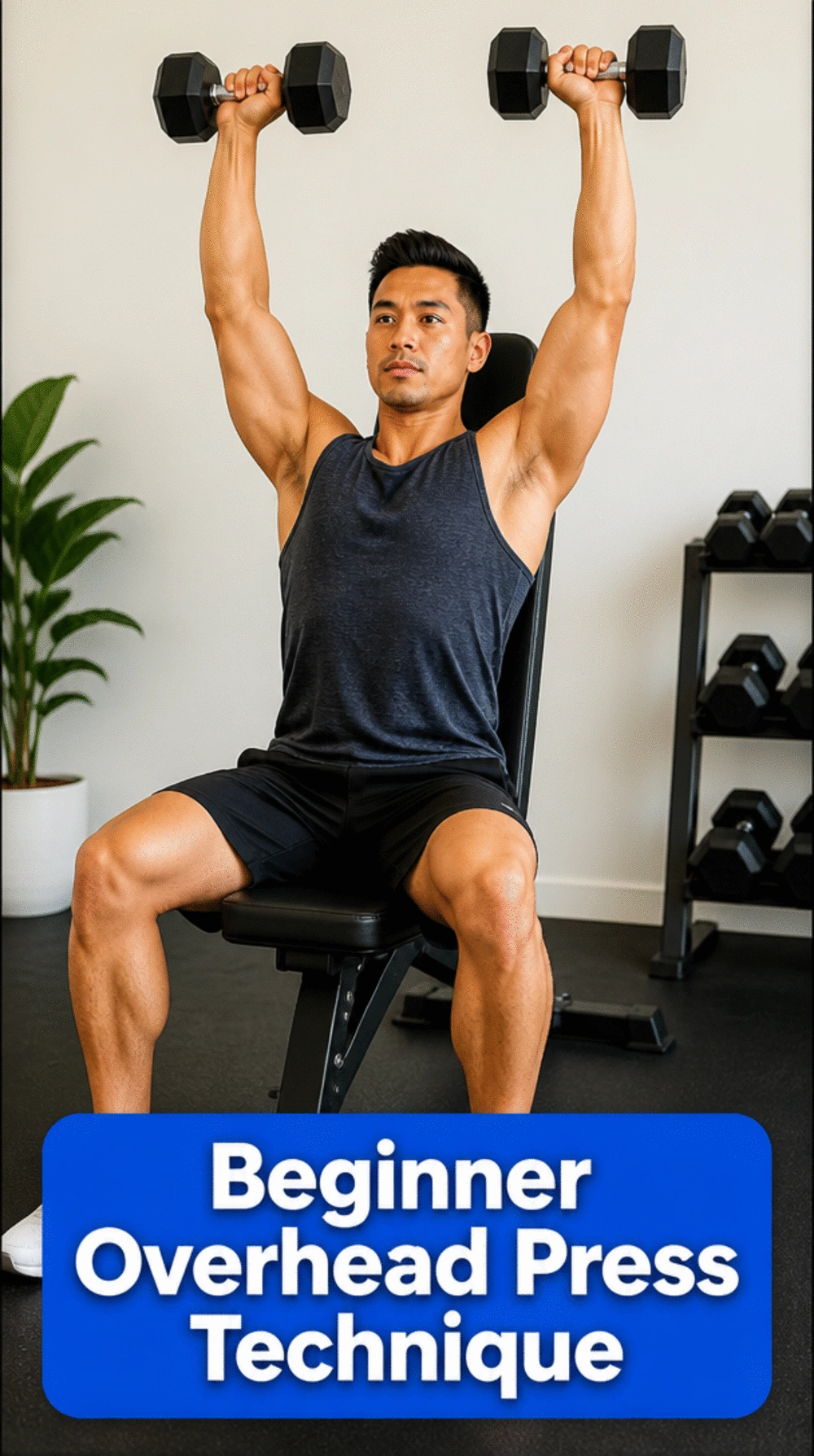 Beginner Overhead Press That Teaches Safe Shoulder Lifting Technique