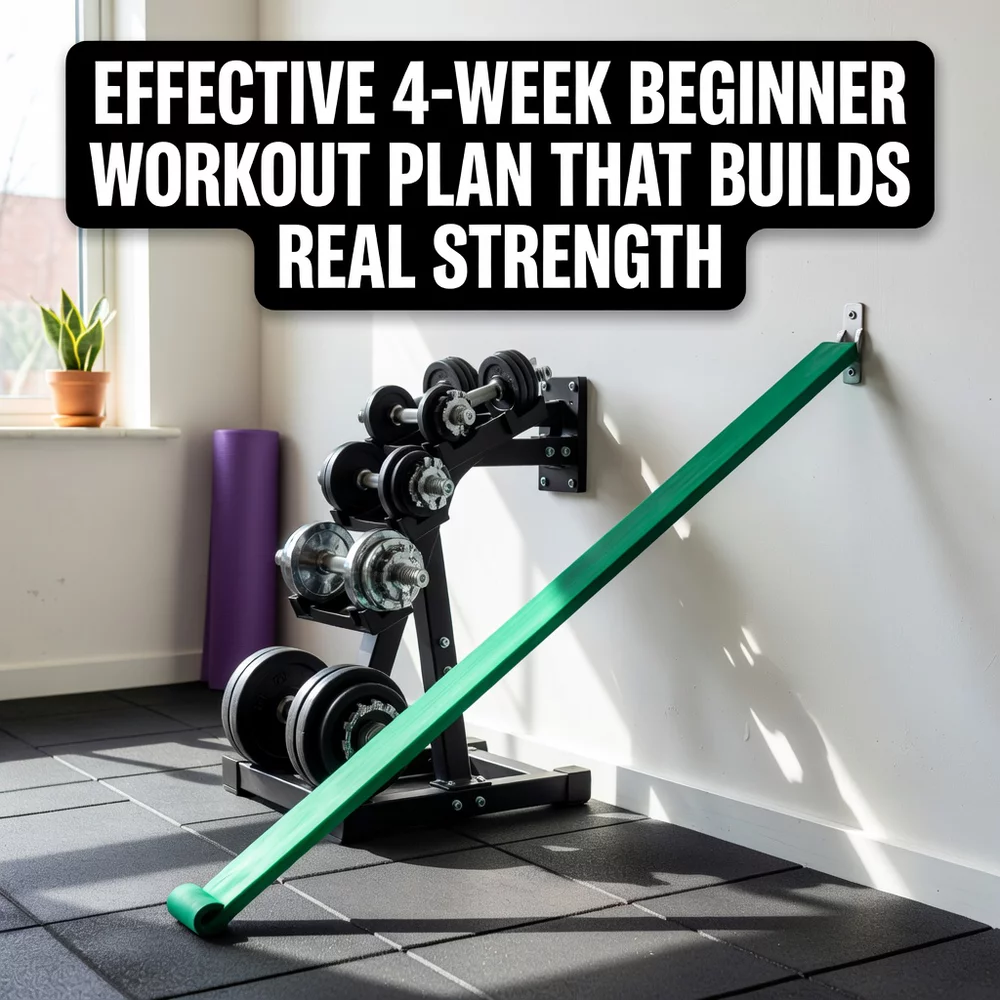 Effective 4-Week Beginner Workout Plan That Builds Real Strength