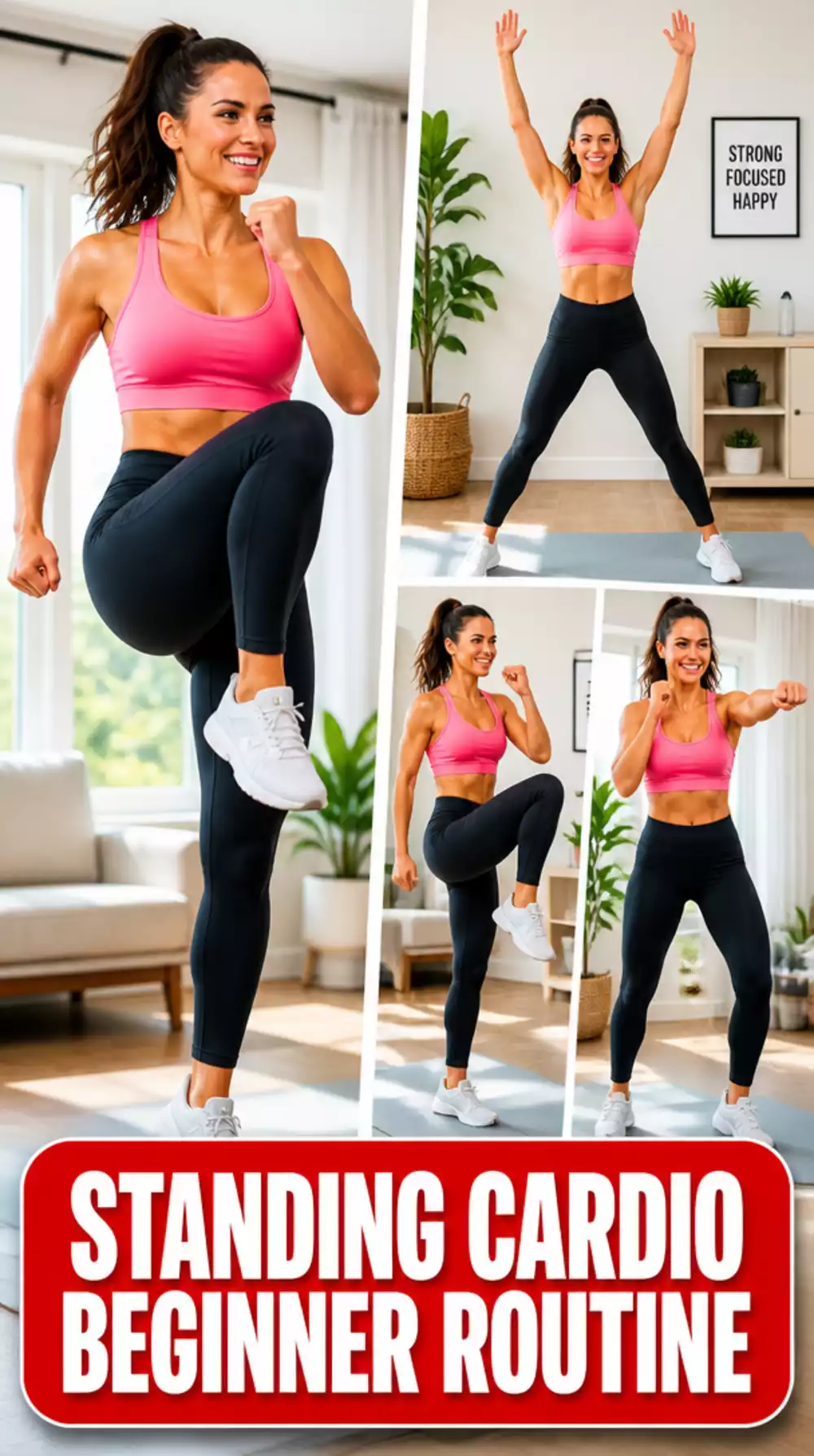 Standing Cardio Beginner Routine That Gets Heart Rate Up Fast