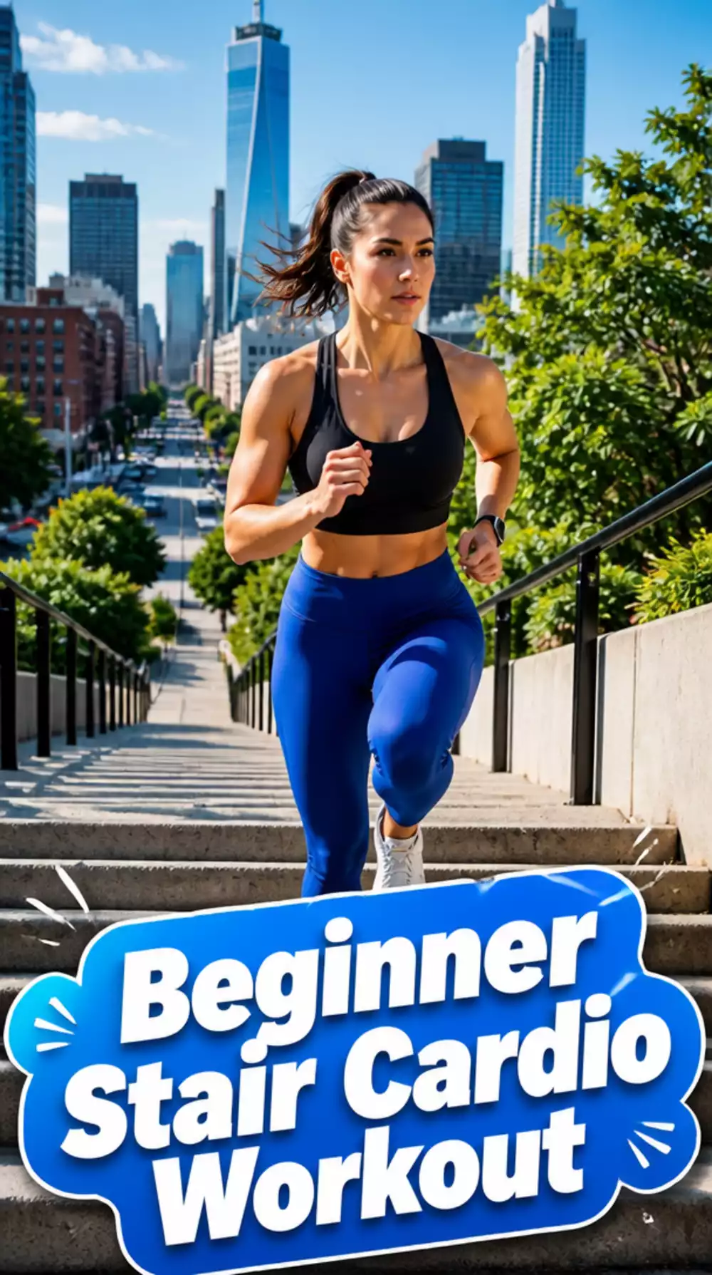 Beginner Stair Cardio Workout That Uses Any Public Staircase Nearby
