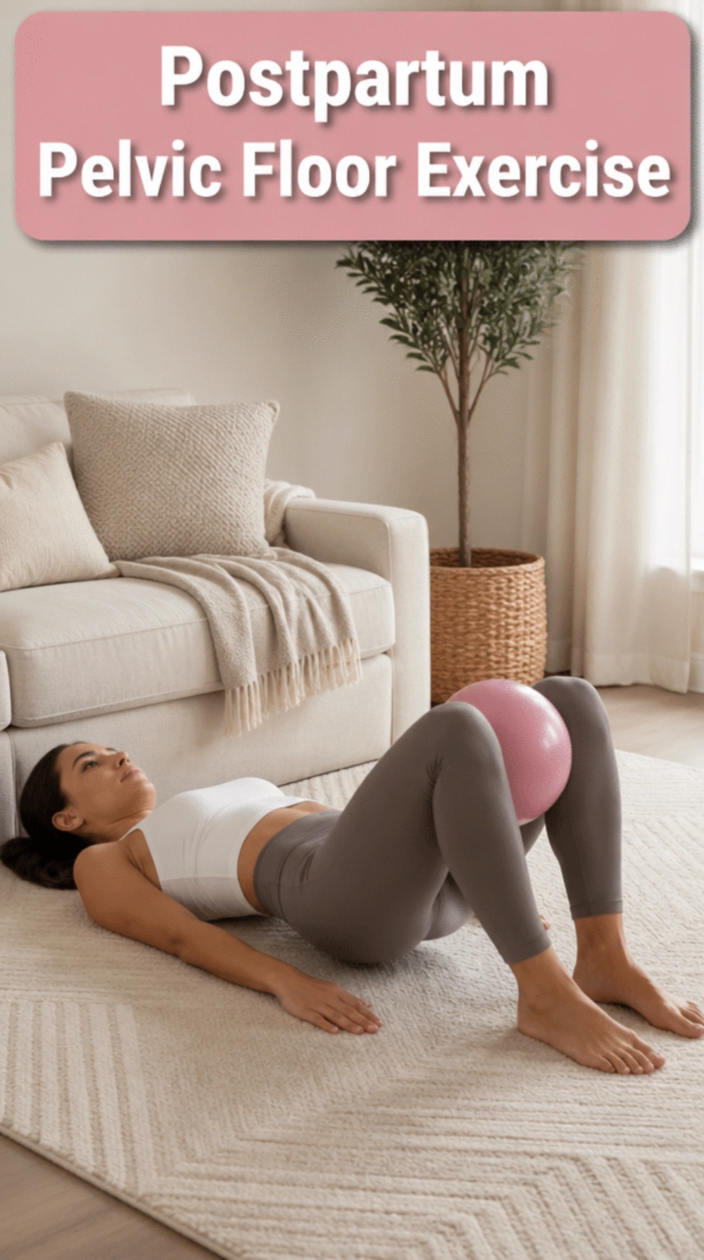 Postpartum Beginner Pelvic Floor Exercise That Rebuilds Core Foundation