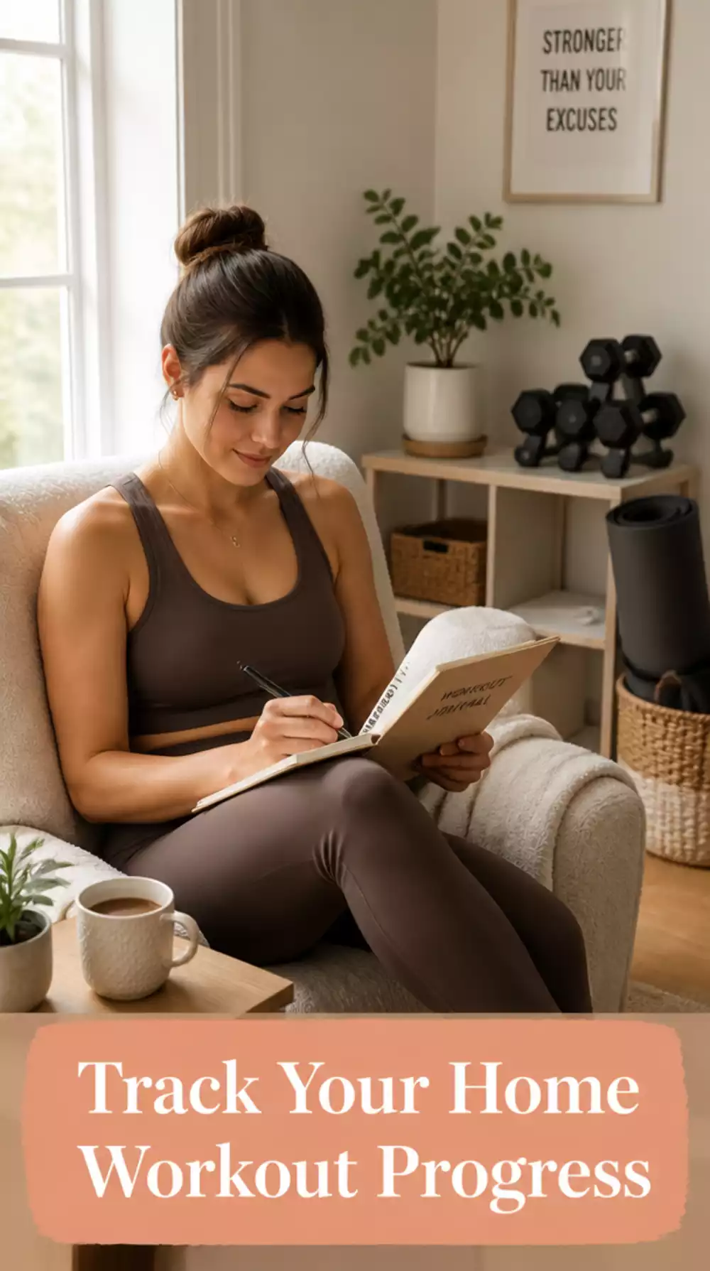 The Workout Journal That Helps Beginner Women Track Home Progress