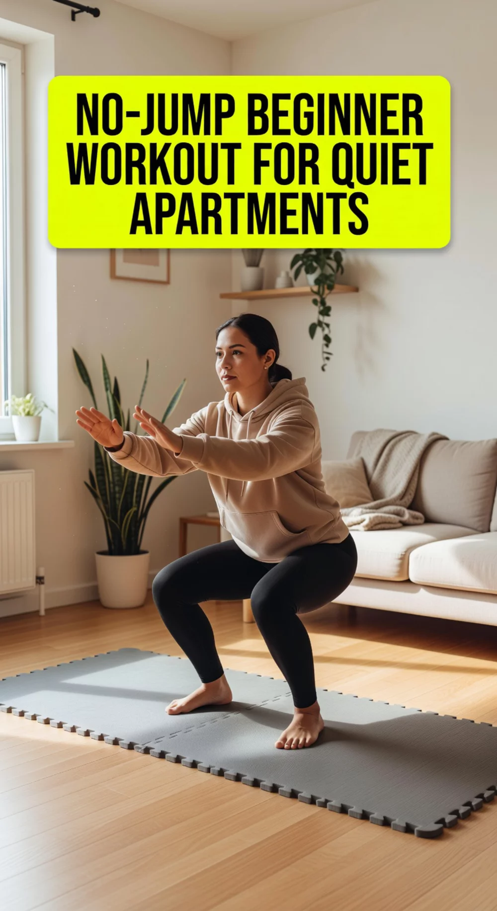 No-Jump Beginner Workout for Quiet Apartments