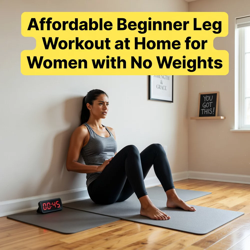 Affordable Beginner Leg Workout at Home for Women with No Weights