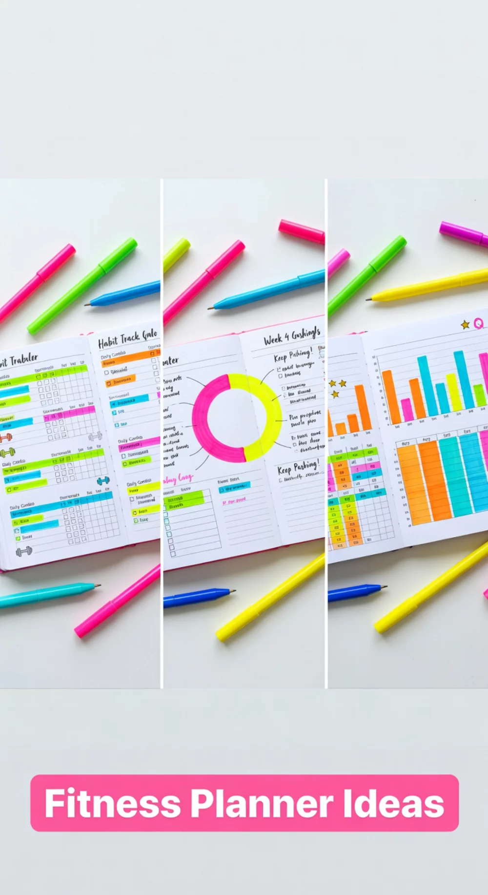 Beginner Fitness Planner with Habit Tracker That Makes Progress Feel Visible