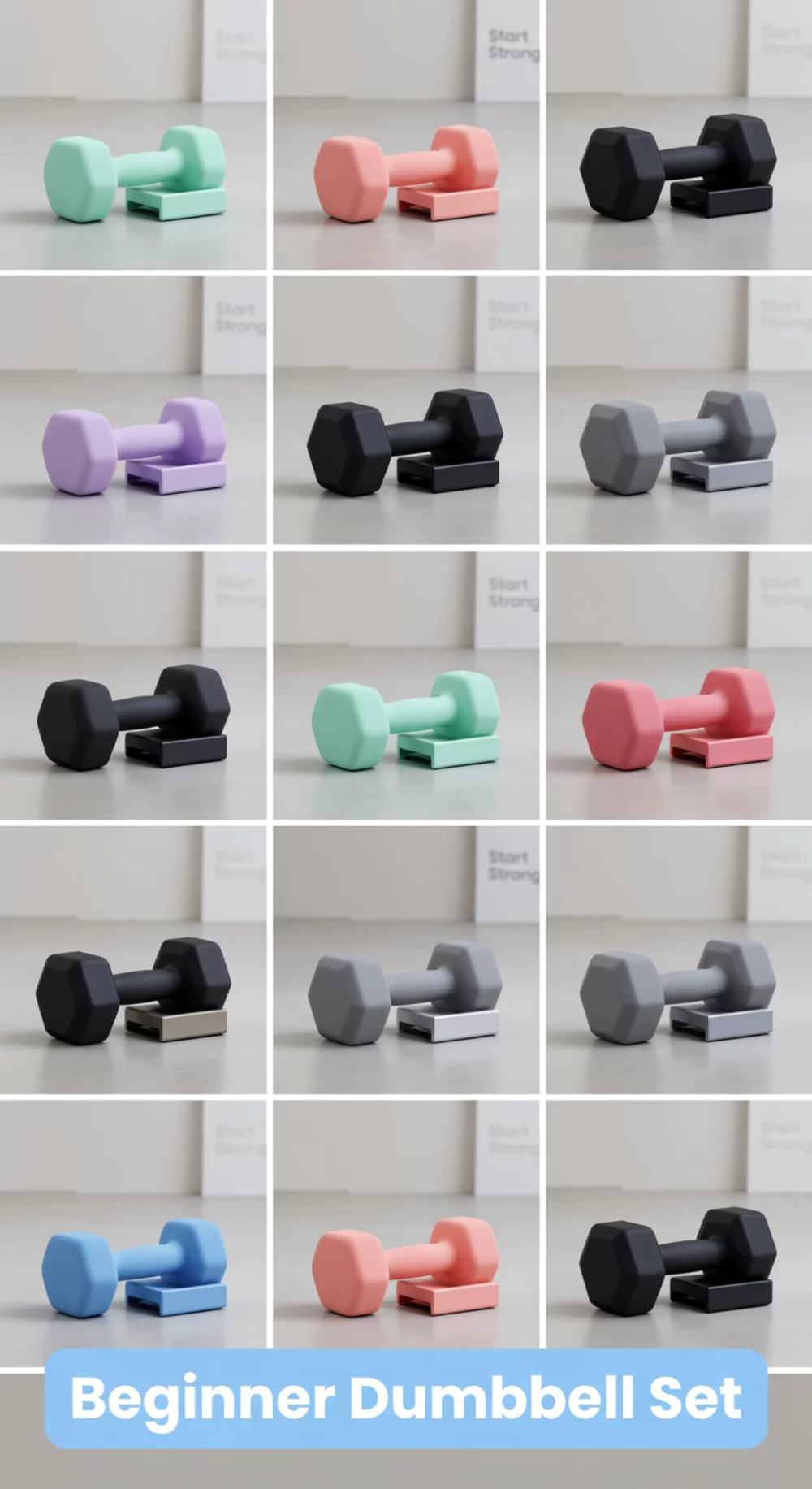 Beginner Dumbbell Set That Covers Every Chest Exercise at Home
