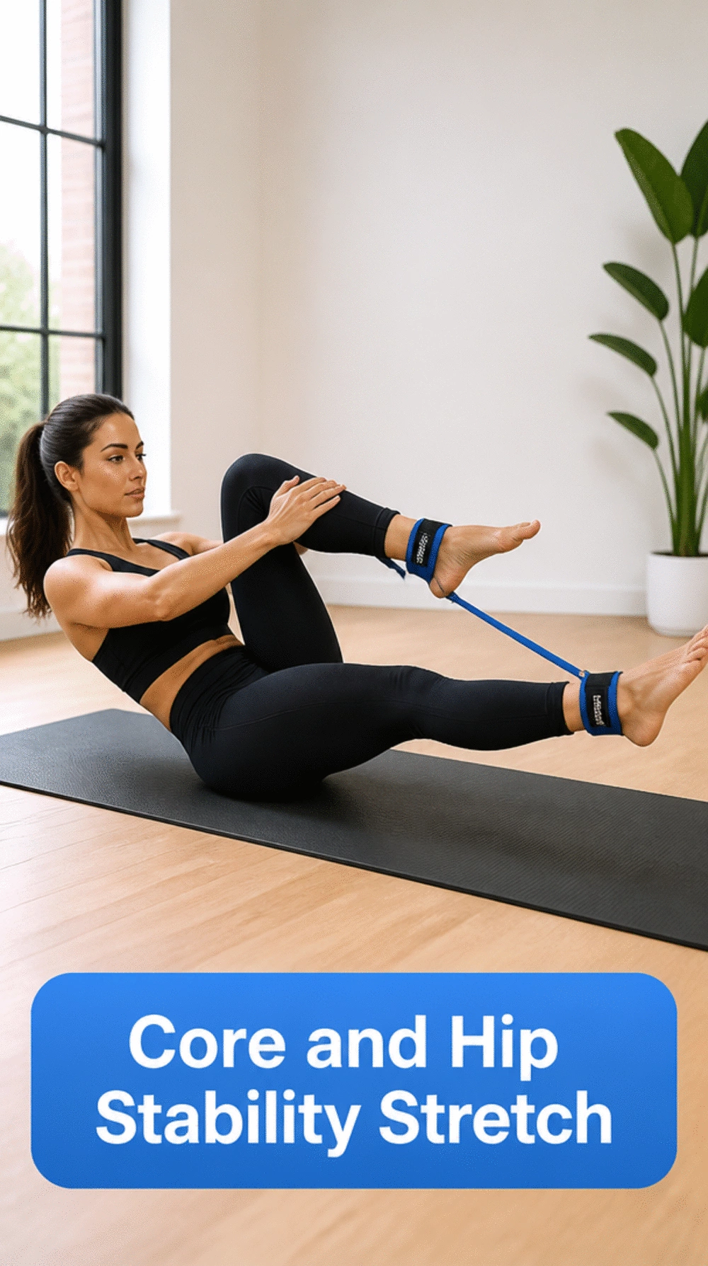 Beginner Pilates Single-Leg Stretch That Trains Core and Hip Stability