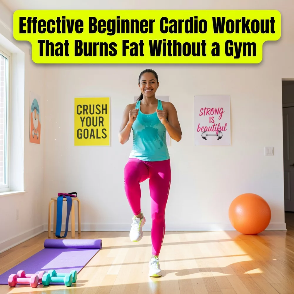 Effective Beginner Cardio Workout That Burns Fat Without a Gym
