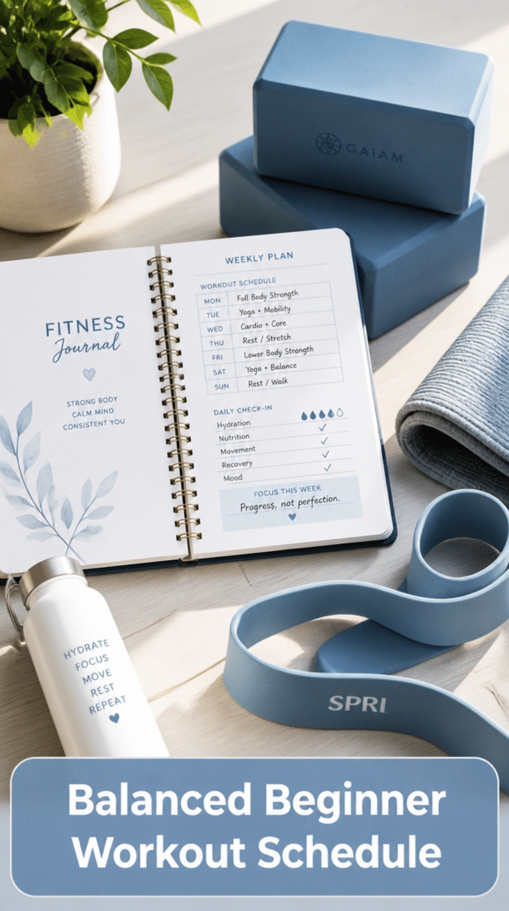 Beginner Workout Schedule That Balances Effort and Recovery