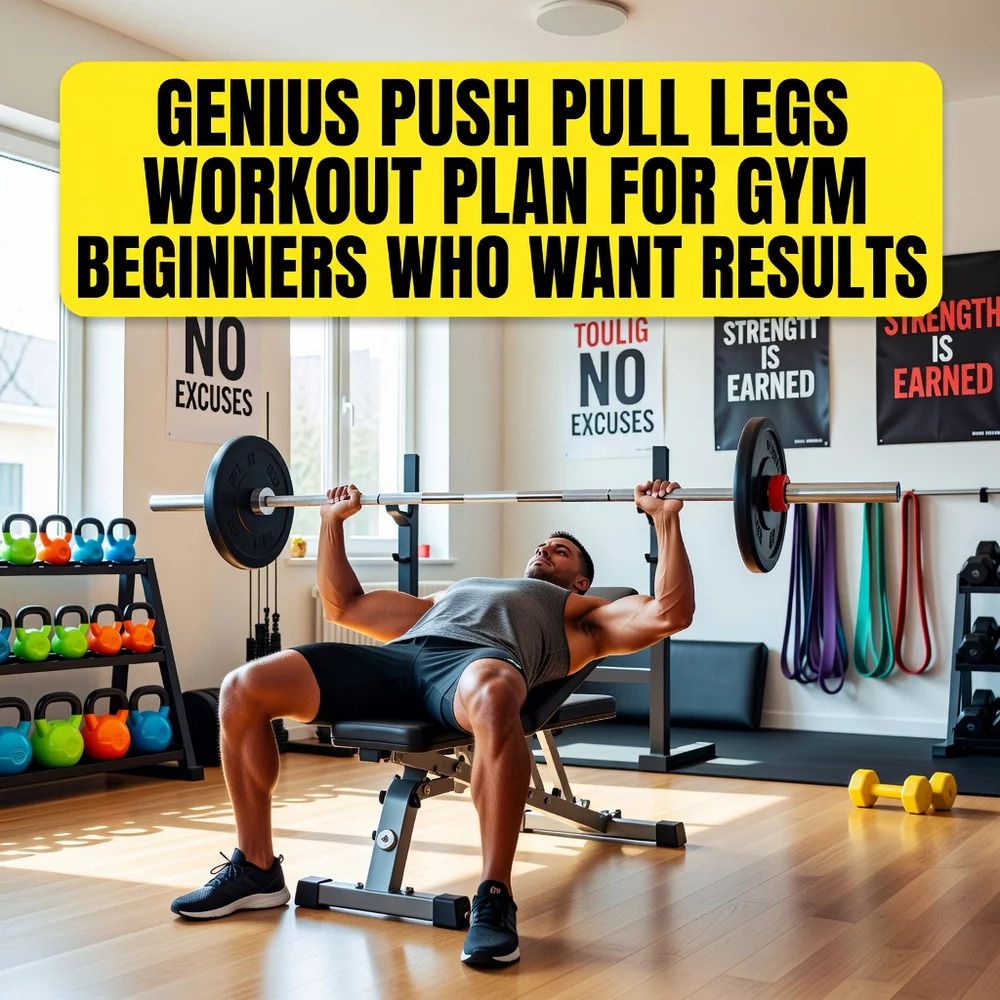 Genius Push Pull Legs Workout Plan for Gym Beginners Who Want Results