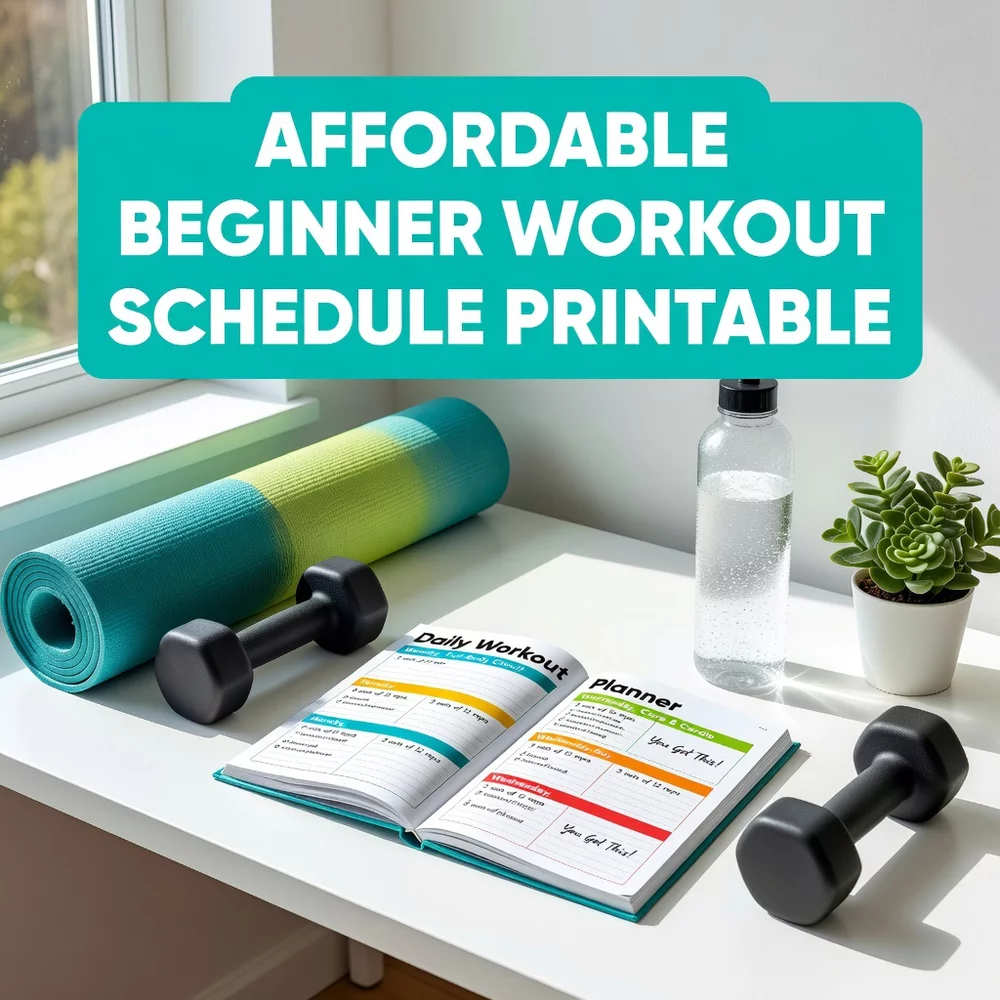 Affordable Beginner Workout Schedule Printable