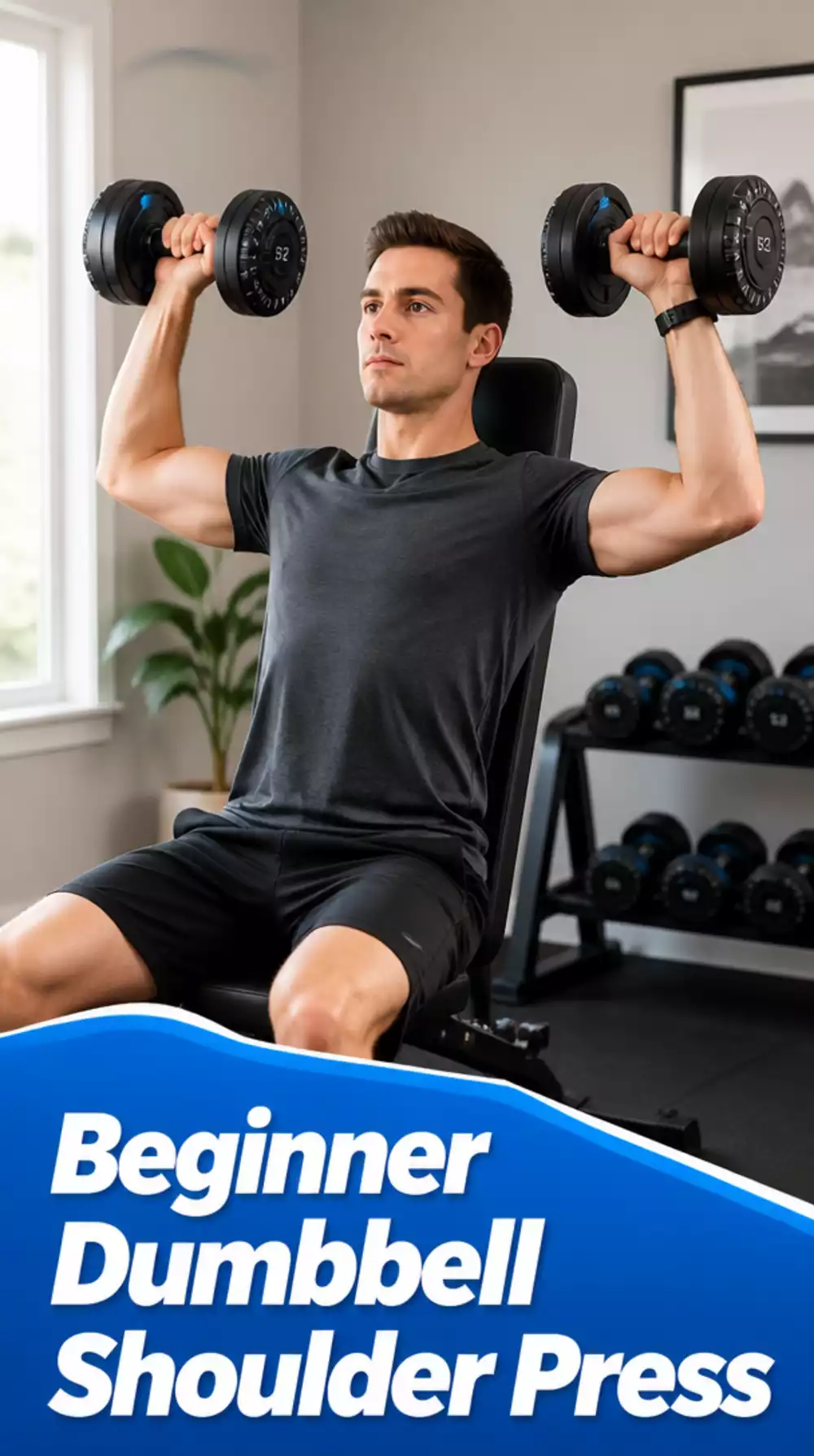 Beginner Dumbbell Shoulder Press That Teaches Safe Overhead Lifting