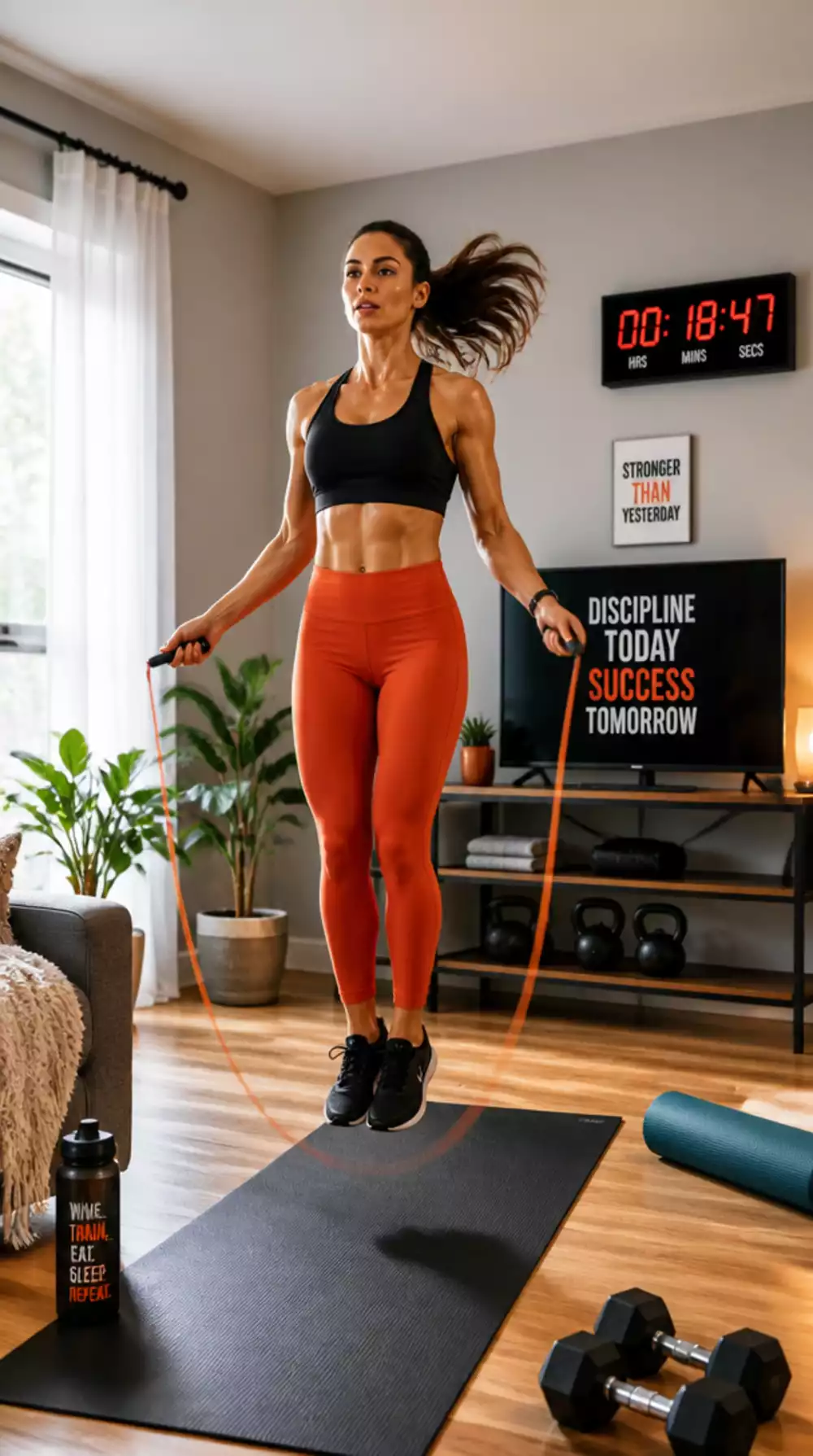 Beginner Jump Rope Cardio Workout That Burns 200 Calories in Twenty Minutes