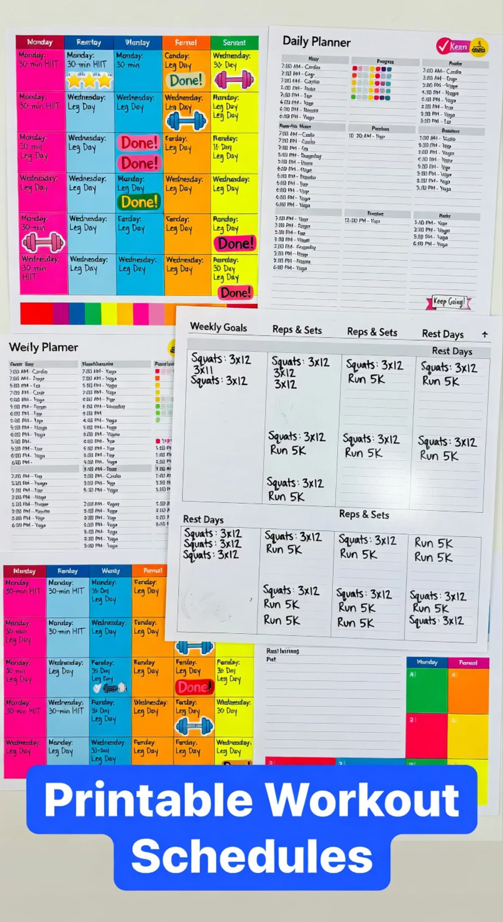 Why a Printable Beginner Schedule Finally Makes Weekly Fitness Stick