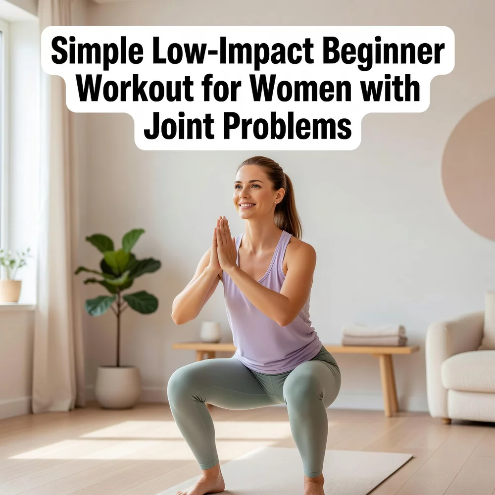 Simple Low-Impact Beginner Workout for Women with Joint Problems