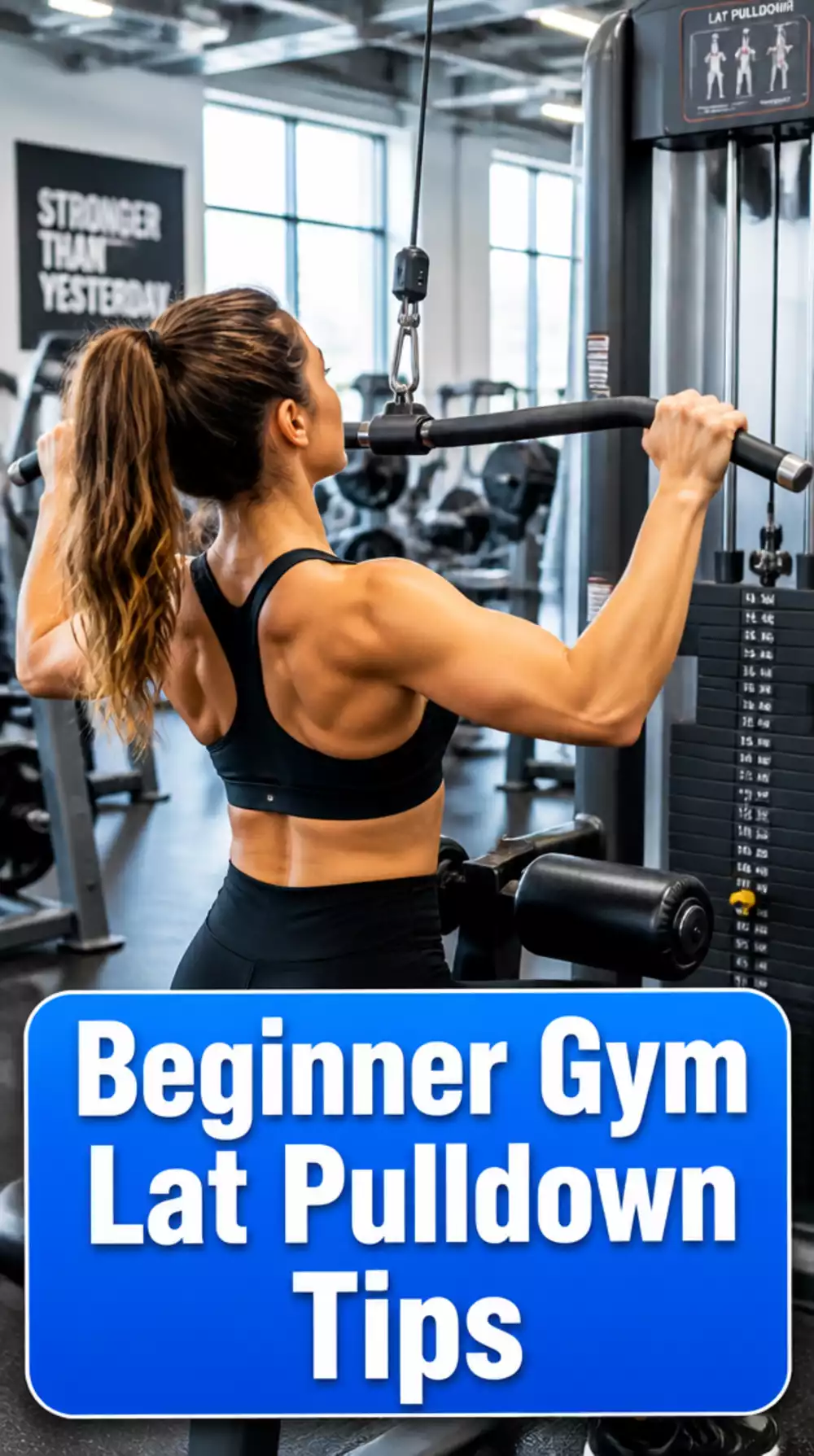 Beginner Gym Lat Pulldown That Builds Back Strength Quickly