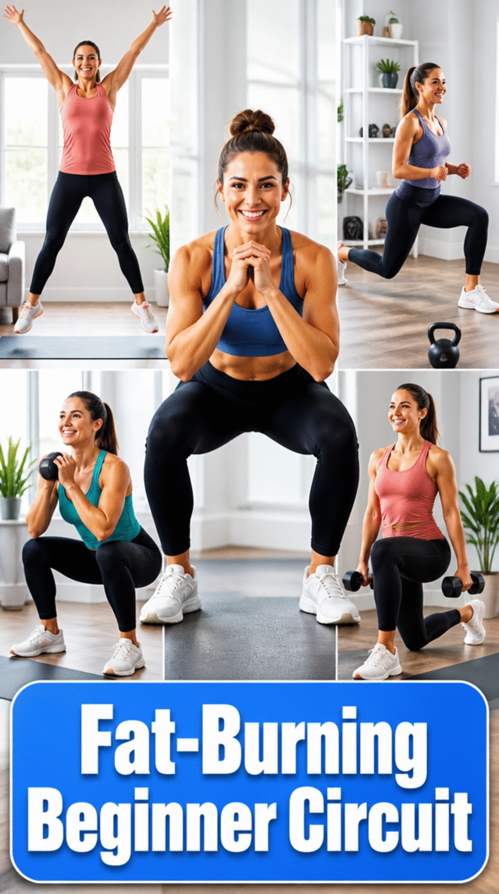Fat-Burning Beginner Circuit That Combines Cardio and Strength Moves
