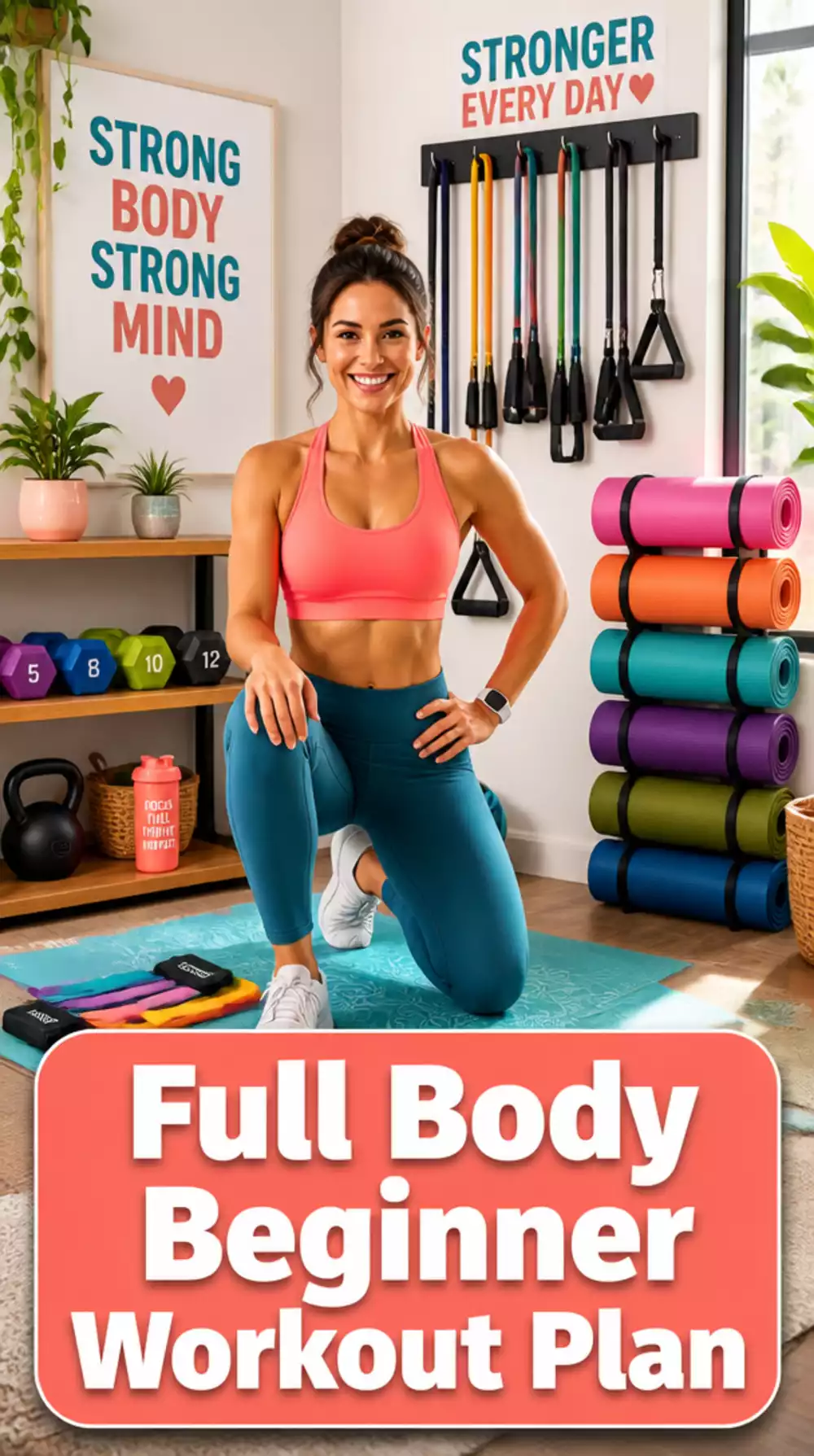 Full Body Beginner Workout Plan for Five Days a Week