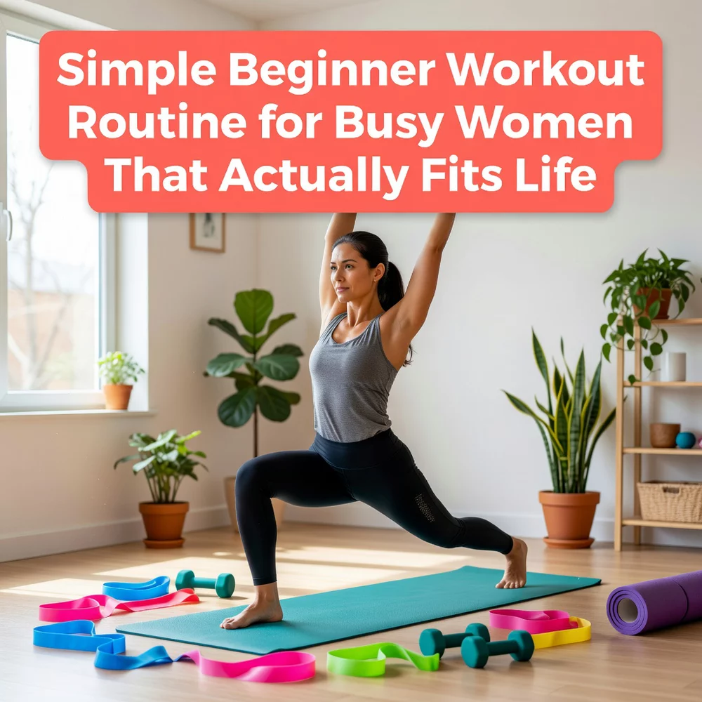 Simple Beginner Workout Routine for Busy Women That Actually Fits Life