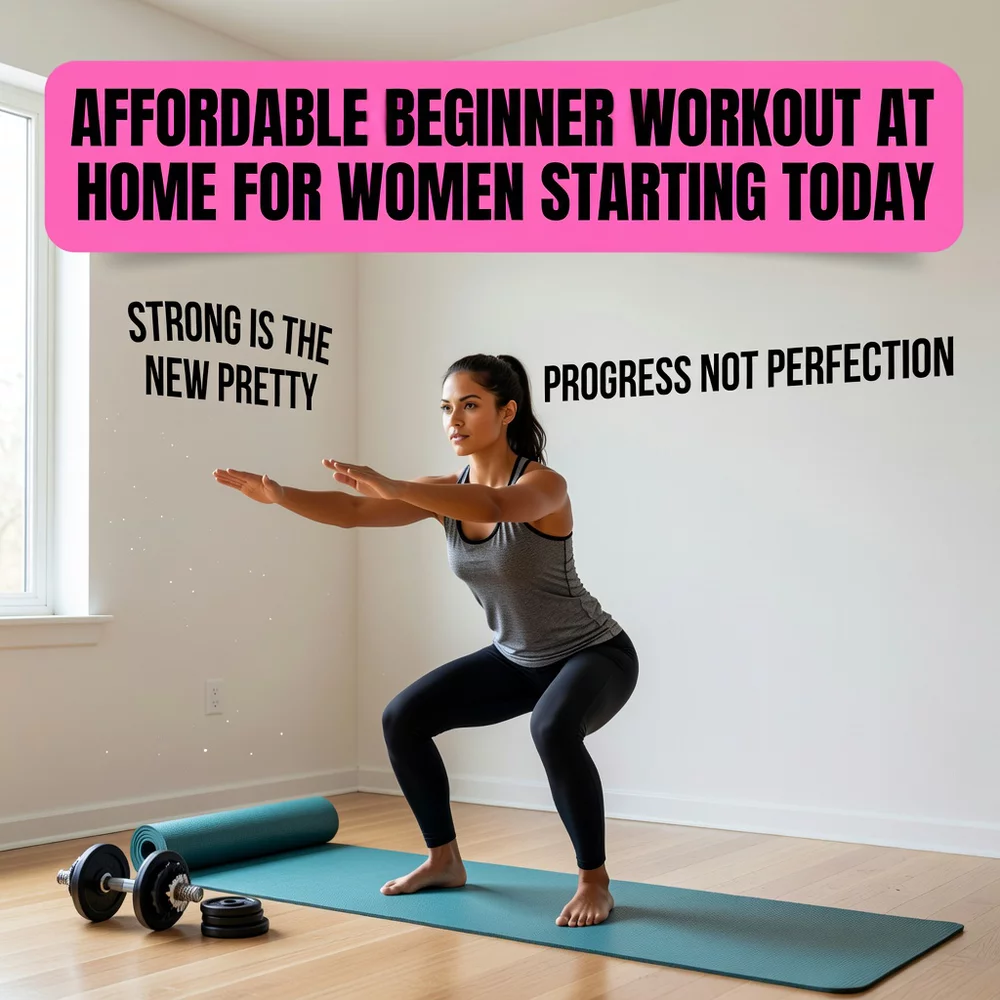 Affordable Beginner Workout at Home for Women Starting Today