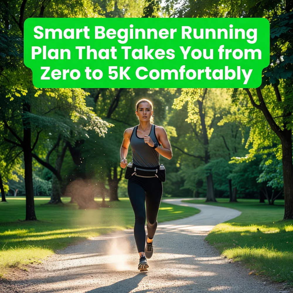 Smart Beginner Running Plan That Takes You from Zero to 5K Comfortably