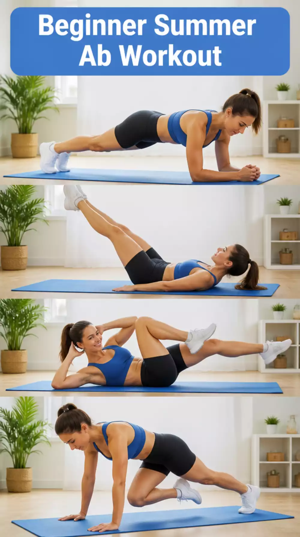 Beginner Summer Ab Workout That Flattens the Stomach Before Holiday