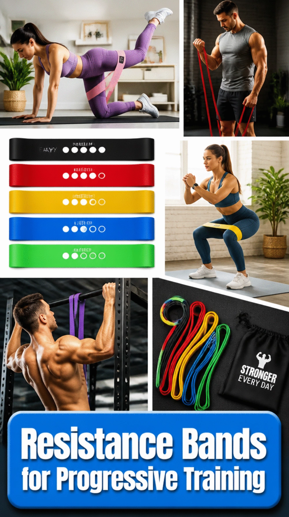 Resistance Bands Set for Beginners Who Want Progressive Training