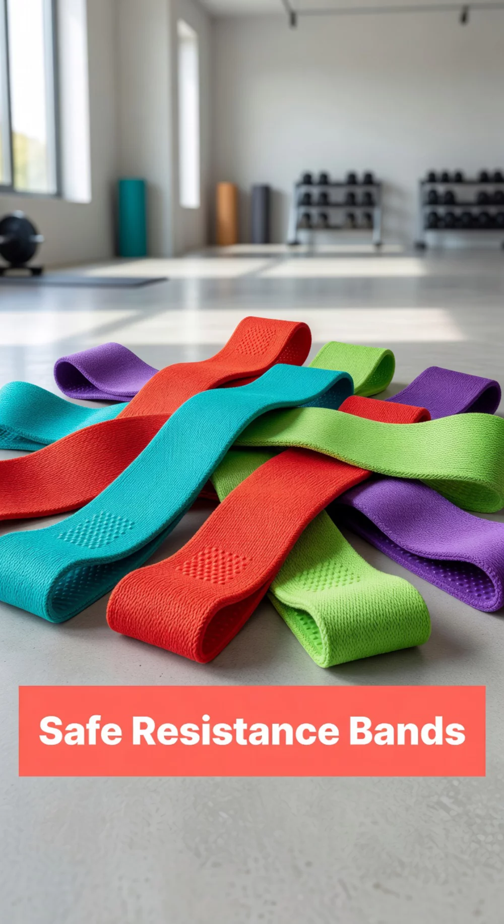 Beginner Fabric Resistance Band That Does Not Snap or Snap Loudly Mid-Set