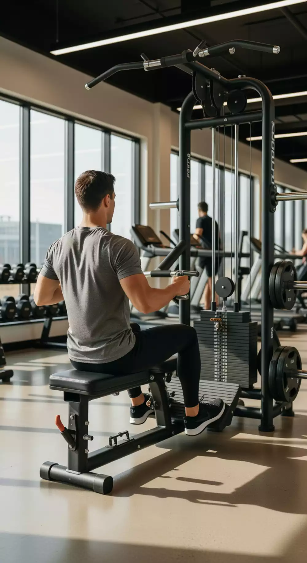 Gym Seated Row Machine That Builds Back Width for New Lifters