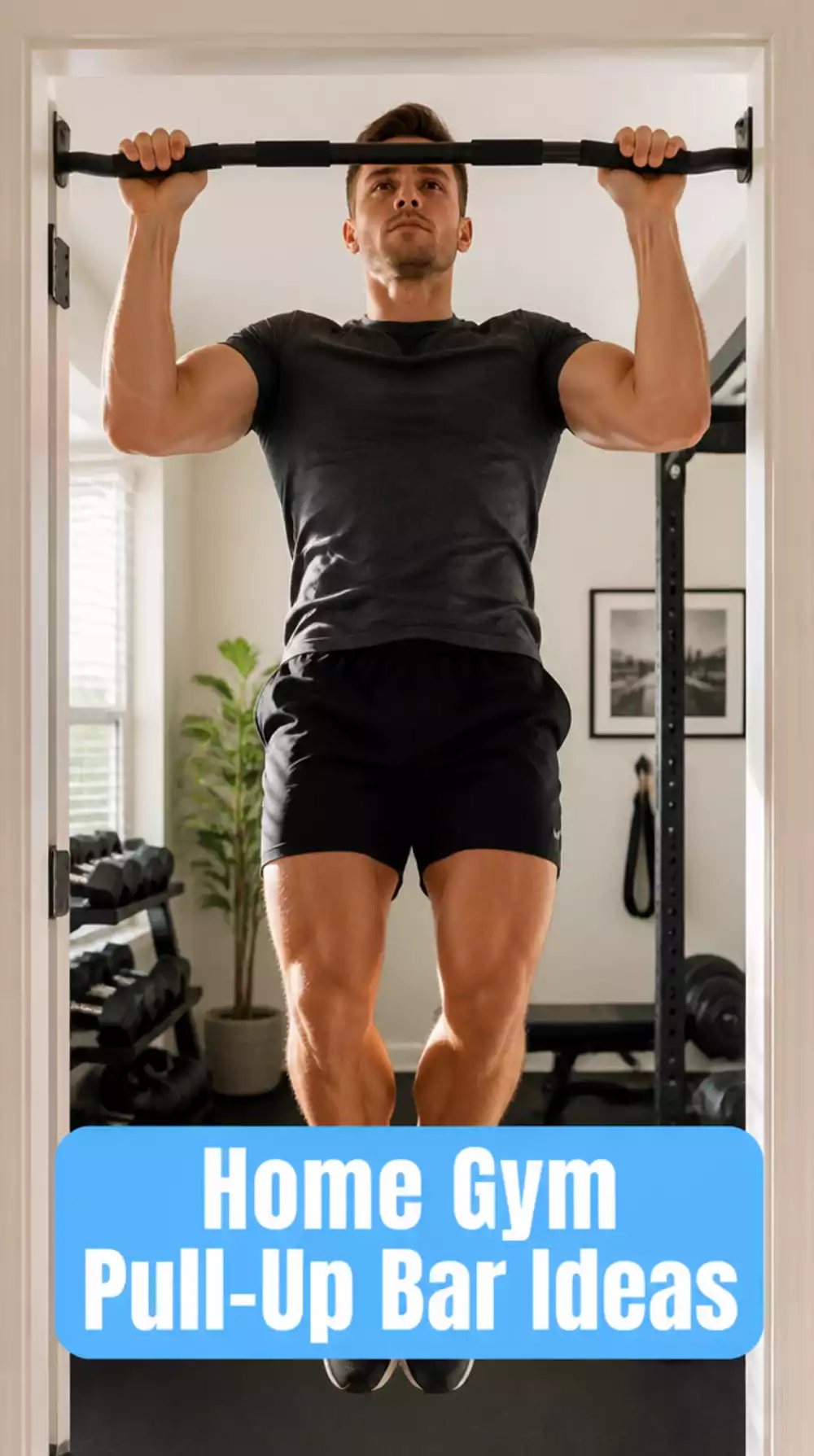 Home Gym Pull-Up Bar for Beginners That Fits Any Standard Doorframe