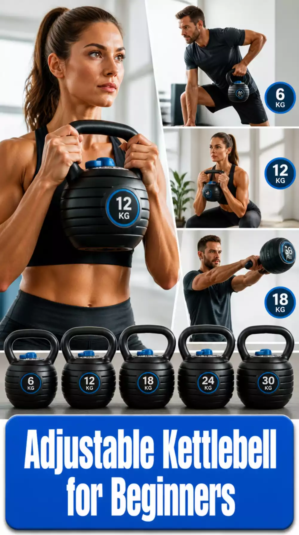 Adjustable Kettlebell for Beginners That Covers Light and Heavy Movements