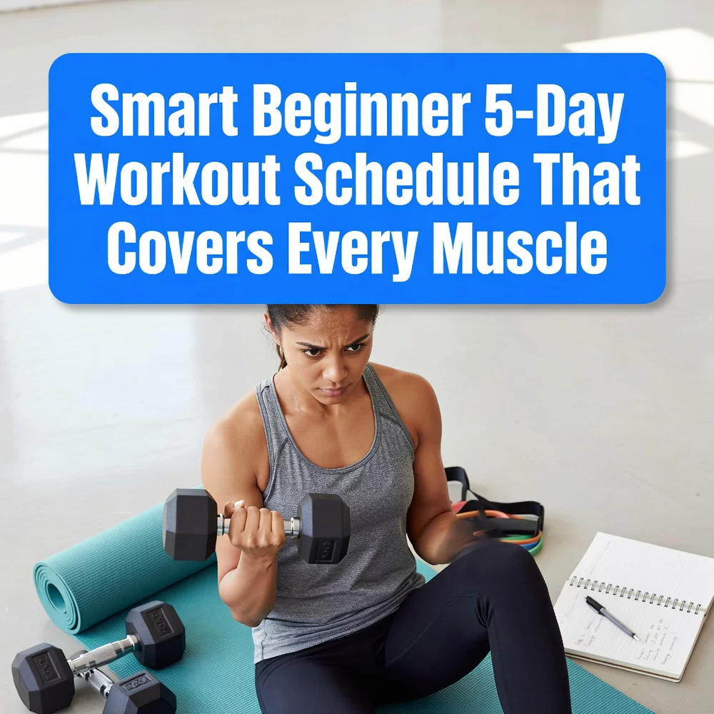 Smart Beginner 5-Day Workout Schedule That Covers Every Muscle