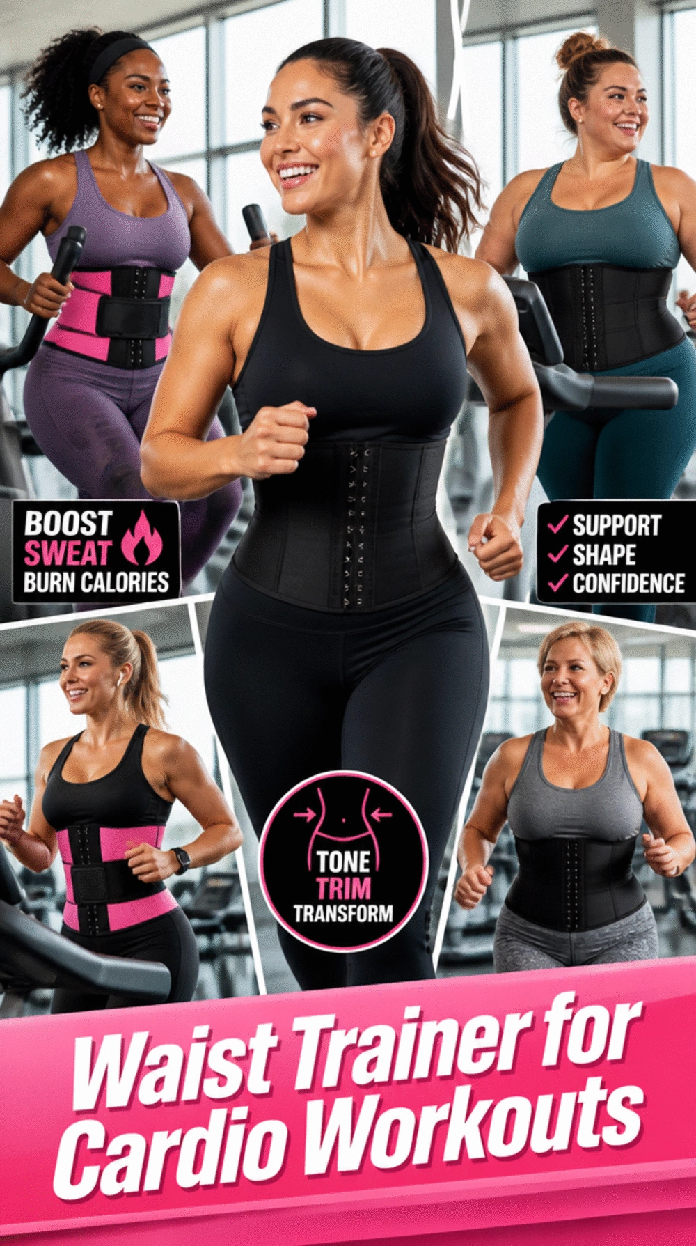 Waist Trainer for Workouts That Beginners Use During Cardio Sessions