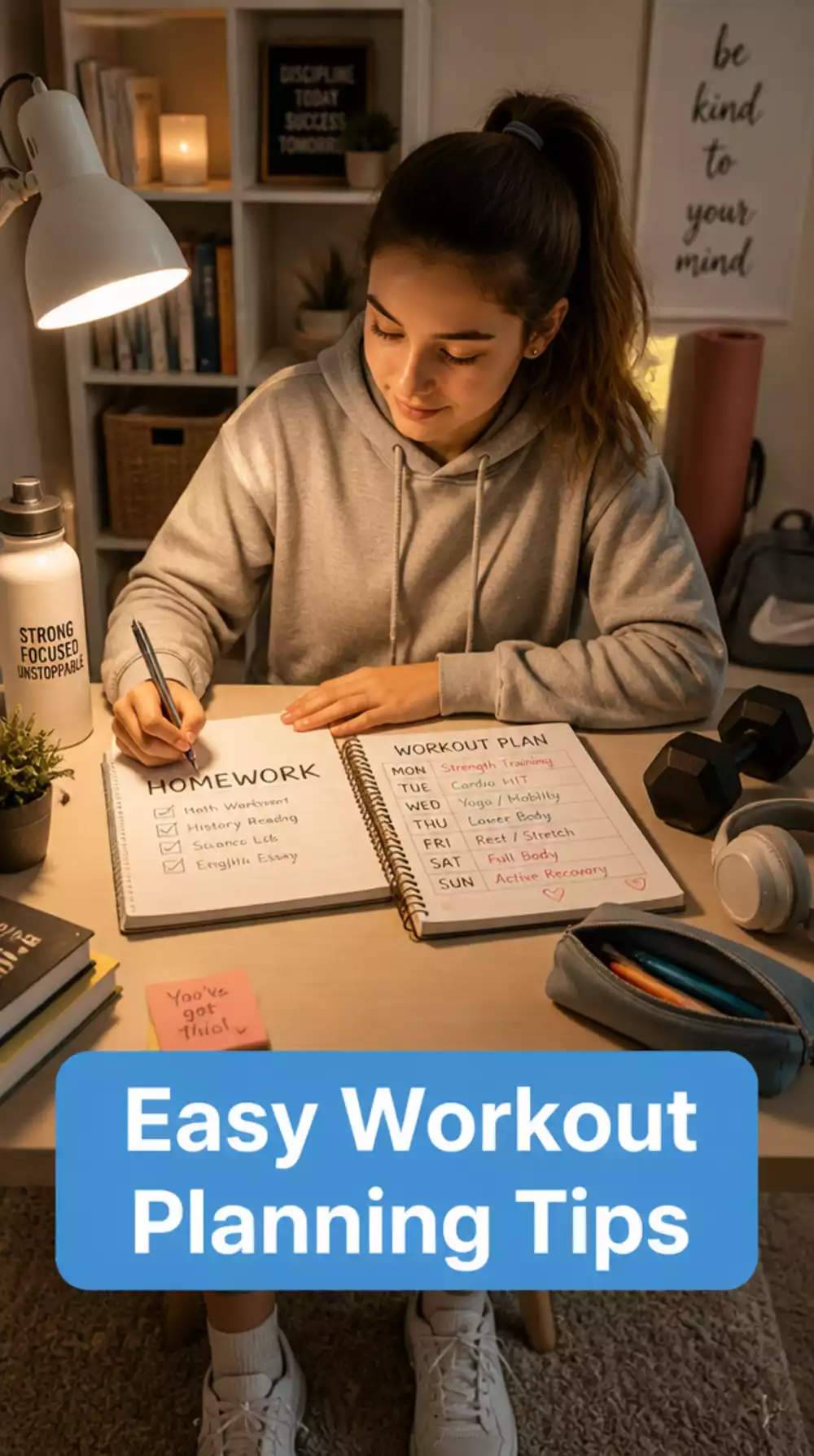 Beginner Teen Workout Plan That Fits Around a Full School Schedule