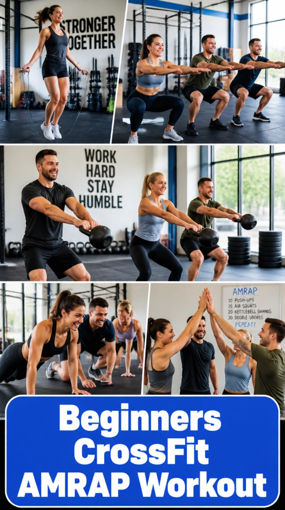 Beginner CrossFit AMRAP Workout That Scales to Any Fitness Level
