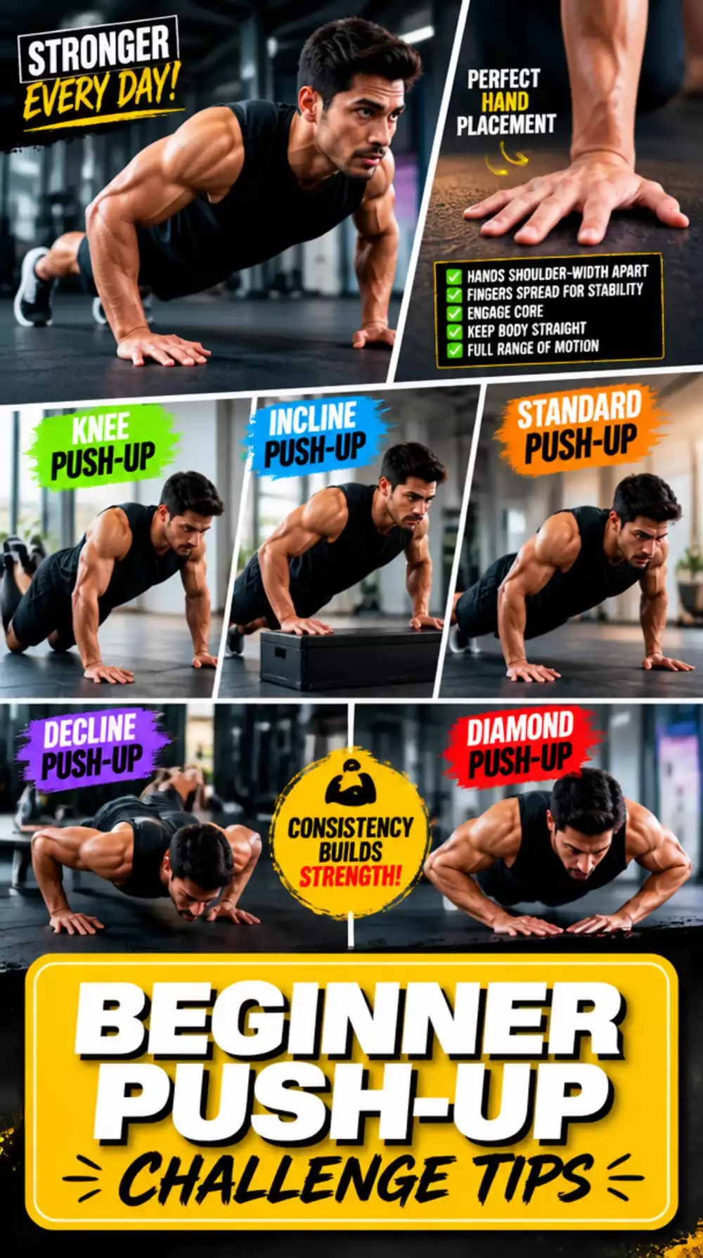 Beginner 30-Day Push-Up Challenge That Rebuilds Upper Body from Scratch