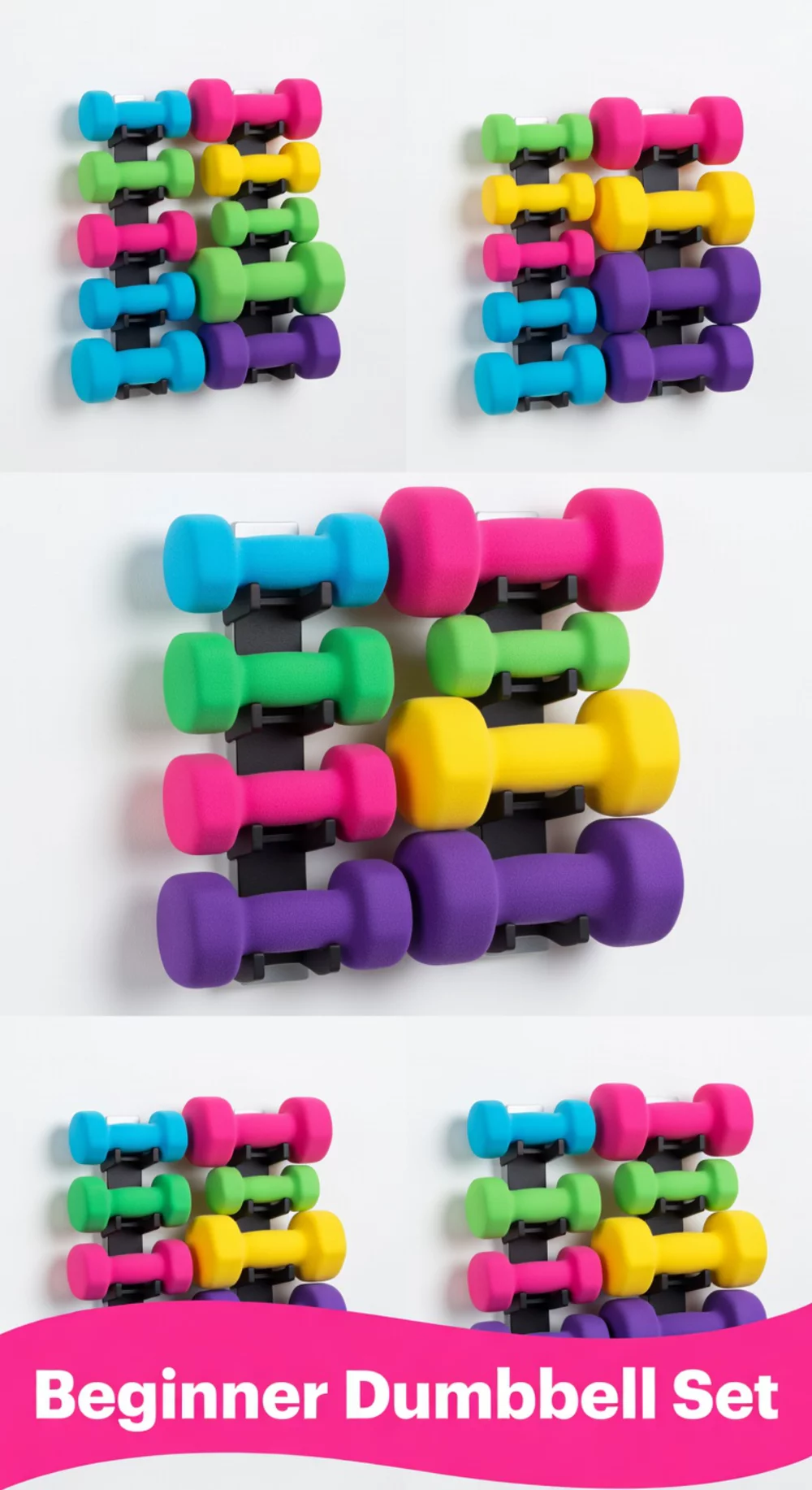 Light Dumbbell Set for Women That Covers Arm- Shoulder- and Core Work
